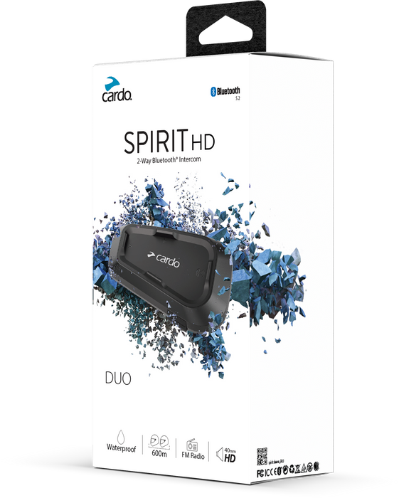 CARDO Spirit Hd Bluetooth Headset Duo