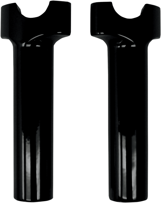 DRAG SPECIALTIES Buffalo Billet Aluminum Straight Handlebar Riser - Gloss Black - 6"