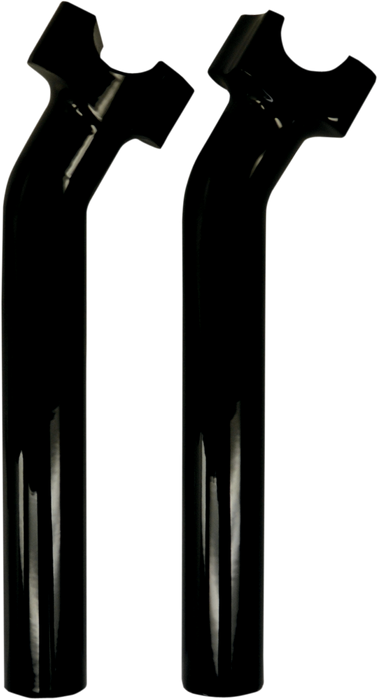 DRAG SPECIALTIES Buffalo Billet Aluminum Pullback Handlebar Riser - Gloss Black - 9-1/2"