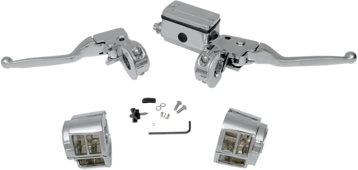 DRAG SPECIALTIES Replacement Handlebar Controls Assembly - Chrome - 5/8"