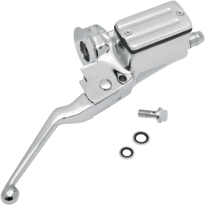 DRAG SPECIALTIES Front Brake Master Cylinder Assembly - Dual Disc - Chrome - 3/4"