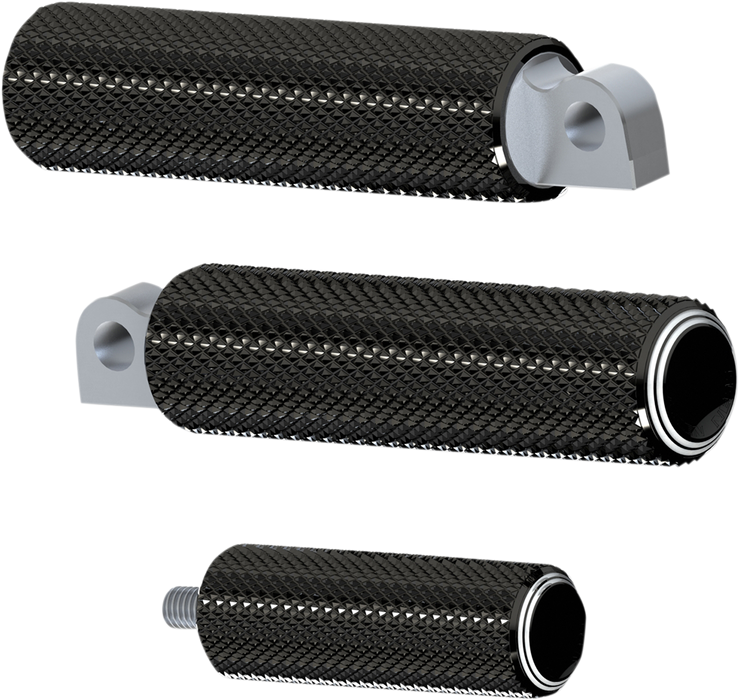 ARLEN NESS Footpegs - Dual Ring - Black