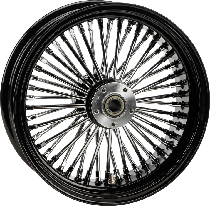 HARDDRIVE - REAR 48 BIG SPOKE BLACK 18X5.5 Cush DRIVE Wide Hub 25mm ABS 2009 LATER TOURING