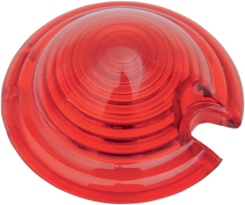 DRAG SPECIALTIES 50's Style Chopper Taillight Replacement Lens - Red