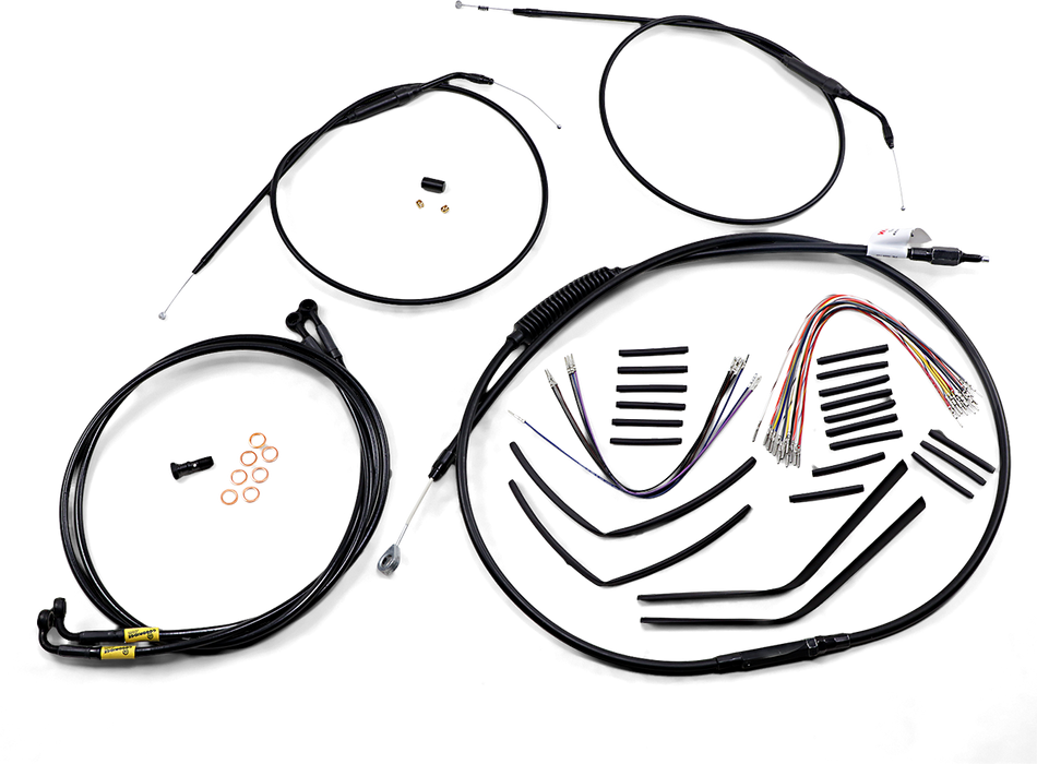 BURLY BRAND Control Kit - 14" Ape Hanger Handlebars
