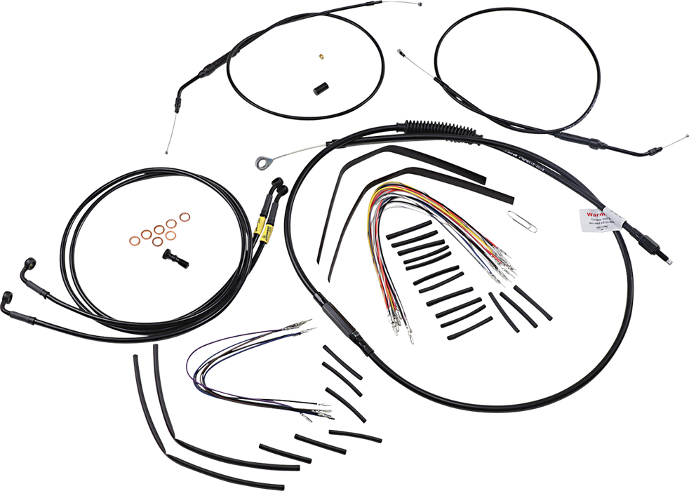 BURLY BRAND Control Kit - 12" Ape Hanger Handlebars