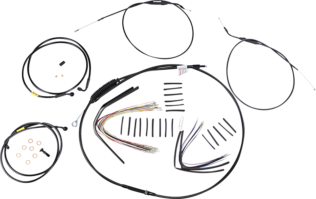 BURLY BRAND Control Kit - 16" Ape Hanger Handlebars