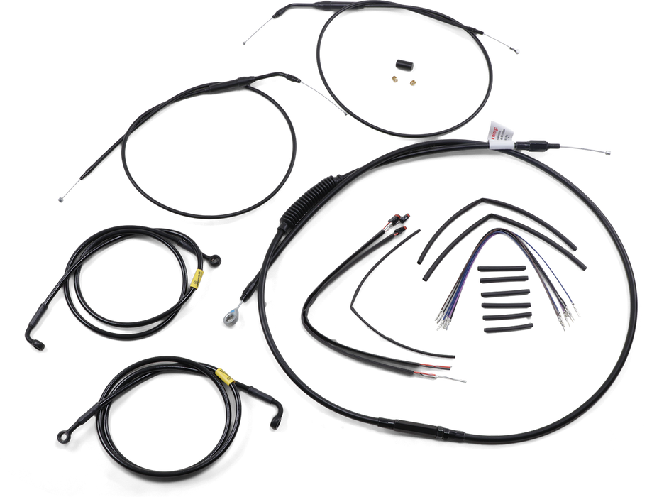 BURLY BRAND Control Kit - 14" Ape Hanger Handlebars