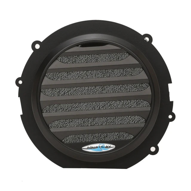 AQUATIC AV 6.5" Black Speaker Grill for Harley