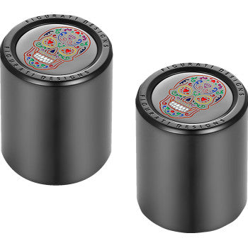 FIGURATI DESIGNS Docking Cover - Short - Black - Sugar Skull