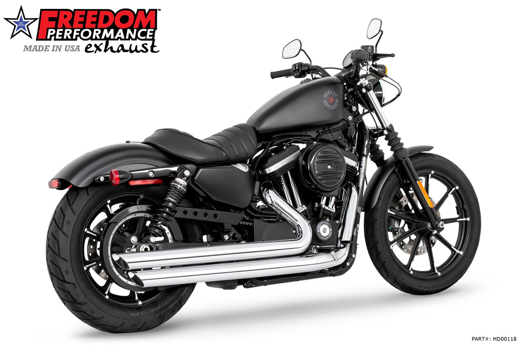 FREEDOM EXHAUST - SPORTSTER PATRIOT LONG 2004-PRESENT