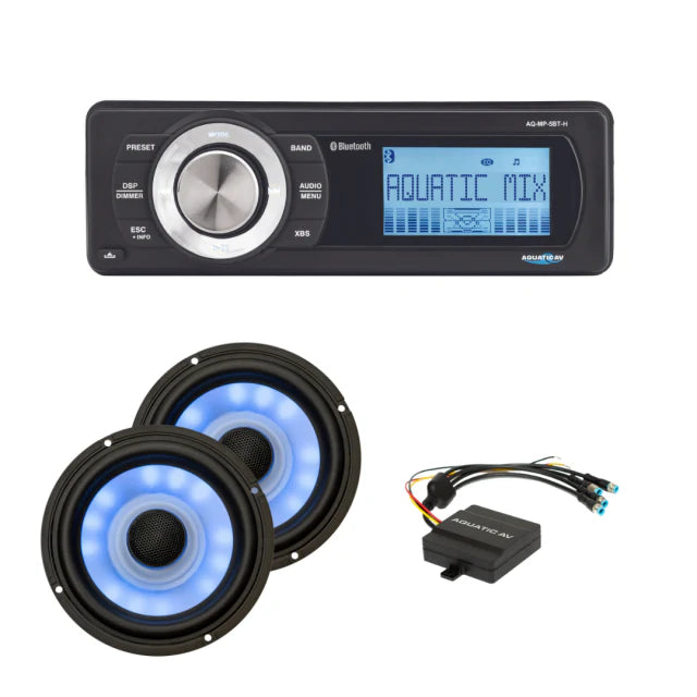 AQUATIC AV Ultra RGB & Stereo Kit for Harley 98-13