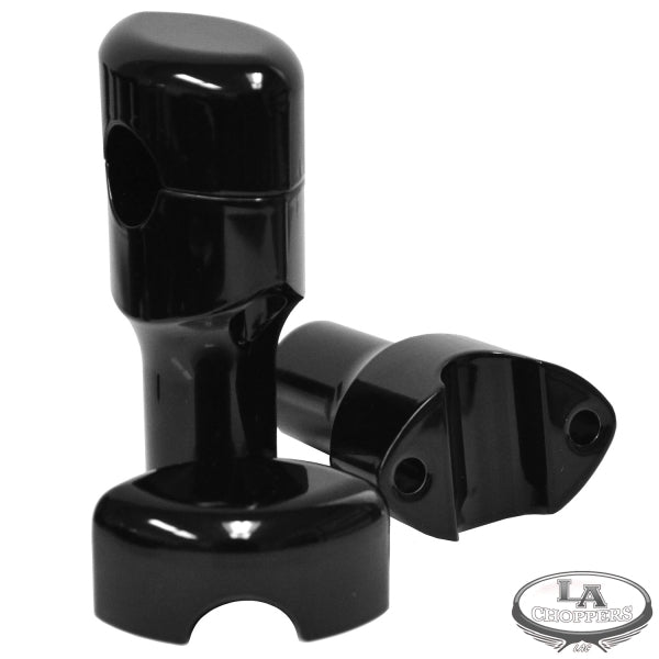LA CHOPPERS - RISERS SMOOTH FOR 1" HANDLEBARS 3" RISE