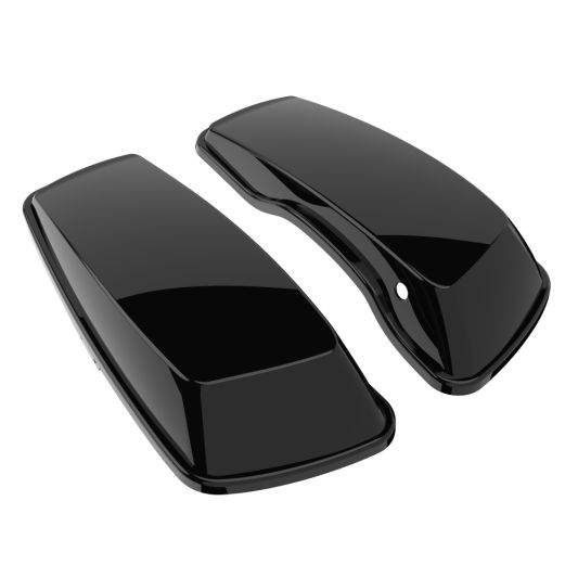 ADVANBLACK Standard Normal Saddlebag Lids for 2014-2023 Harley Davidson Touring - Vivid Black