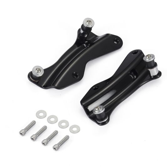 ADVANBLACK Black 4-Point Docking Hardware Kit for Harley Touring '2014+ PN 52300353