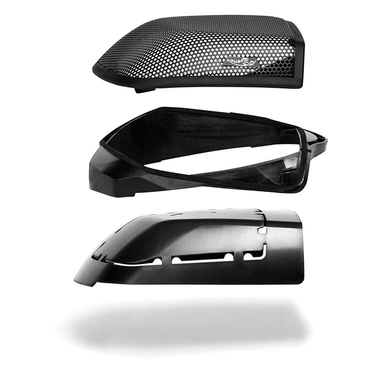 AQUATIC AV Batwing Ultra RGB Speaker & Amp Kit for Harley 14+