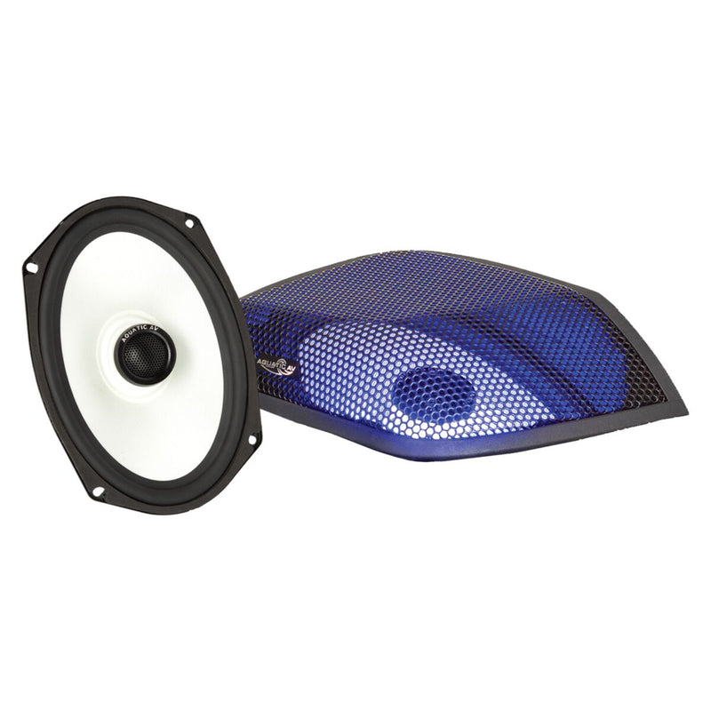 AQUATIC AV Batwing Ultra RGB Speaker & Amp Kit for Harley 14+
