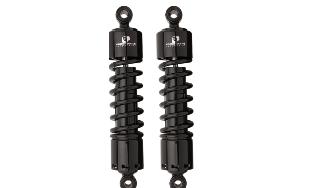 PROGRESSIVE SUSPENSION 412 Series Shock - 11" - Heavy Duty - Black - 412 - '91-'17 DYNA