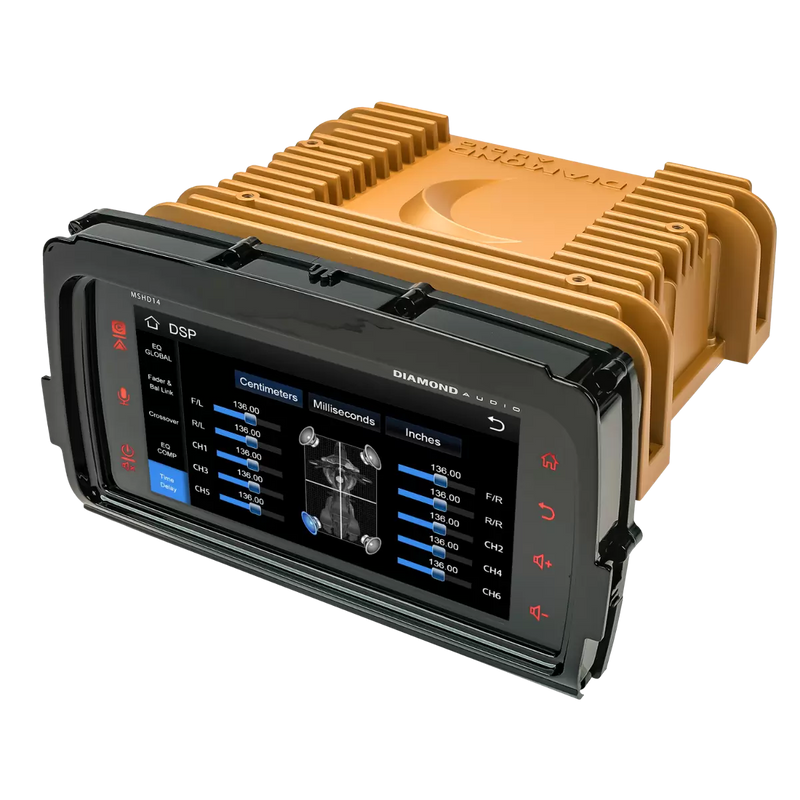 DIAMOND AUDIO 2014-2023 Harley Davidson® Head Unit for Touring Motorcycles MSHD14