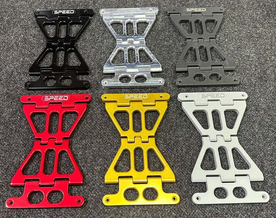 SPEED BY DESIGN No Drama Billet Lid Stoppers - Raw  - Touring '14-'25