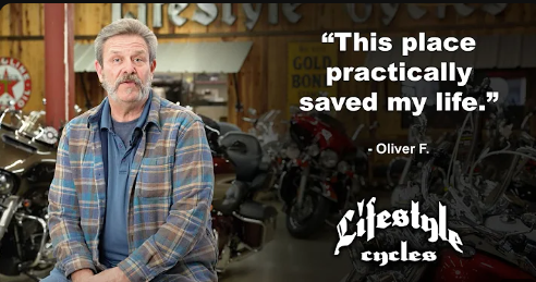 Lifestyle Cycles Testimonial: Oliver F. "This place practically saved my life."