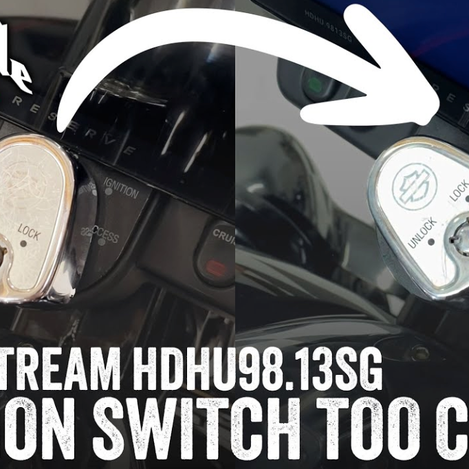 [EASY FIX] Soundstream Harley Radio 98-13 Bat Wing TOO CLOSE to Ignition Switch?