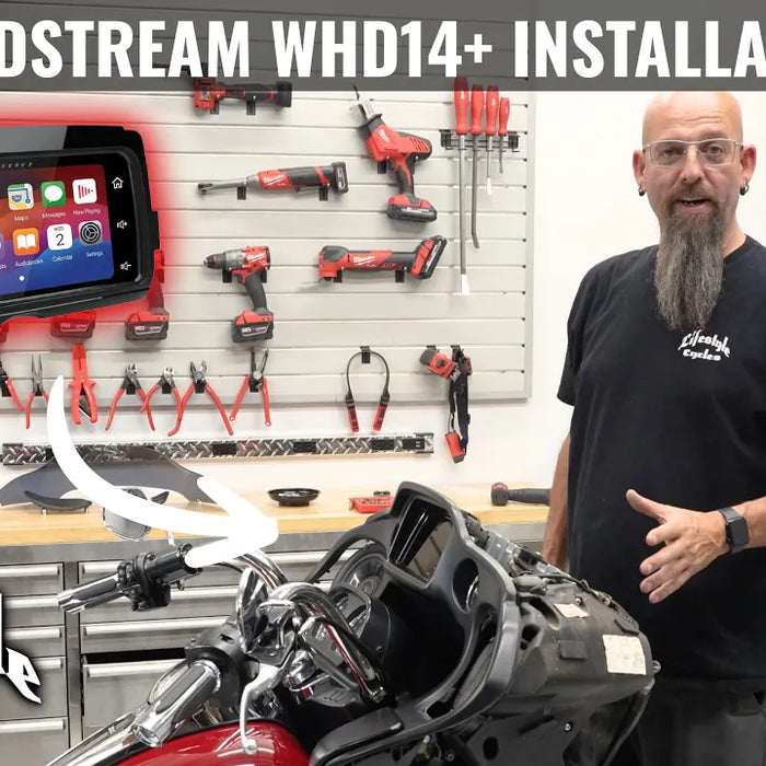 Lifestyle Cycles Installation Video:  Soundstream - WHD14+ Head Unit