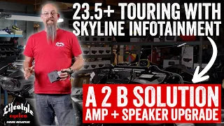 Got a Skyline Infotainment System on your Harley? Our 24 Solution Lets you Upgrade Amps & Speakers!