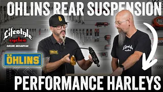 Harley Davidson Suspension Review: Ohlins HD779 Reservoir Rear Shocks