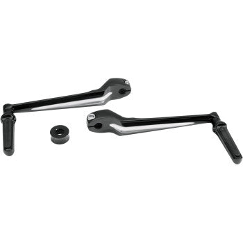 PERFORMANCE MACHINE (PM) Contour Heel/Toe Shift Lever - Black - '84-'20 TOURING