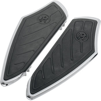 PERFORMANCE MACHINE (PM) Contour Floorboards - Driver - Chrome - '80-'20 SOFTAIL/TOURING