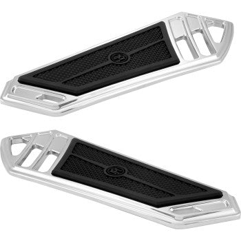 PERFORMANCE MACHINE (PM) Superlight Floorboards - Driver - Chrome - '80-'20 SOFTAIL/TOURING