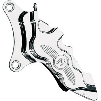 PERFORMANCE MACHINE (PM) Six-Piston Differential-Bore Front Caliper - Left - 11.5" - Chrome