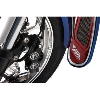 PERFORMANCE MACHINE (PM) Radial Mount Front Brake Caliper - Left - 11-1/2" - Contrast Cut