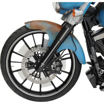 PERFORMANCE MACHINE (PM) Radial Mount Front Brake Caliper - Left - 11-1/2" - Contrast Cut