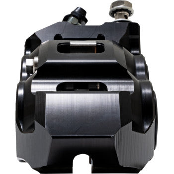 PERFORMANCE MACHINE (PM) Race Series Monobloc Caliper - 137 X 4B - Right - Black Anodized with Black Bore Caps