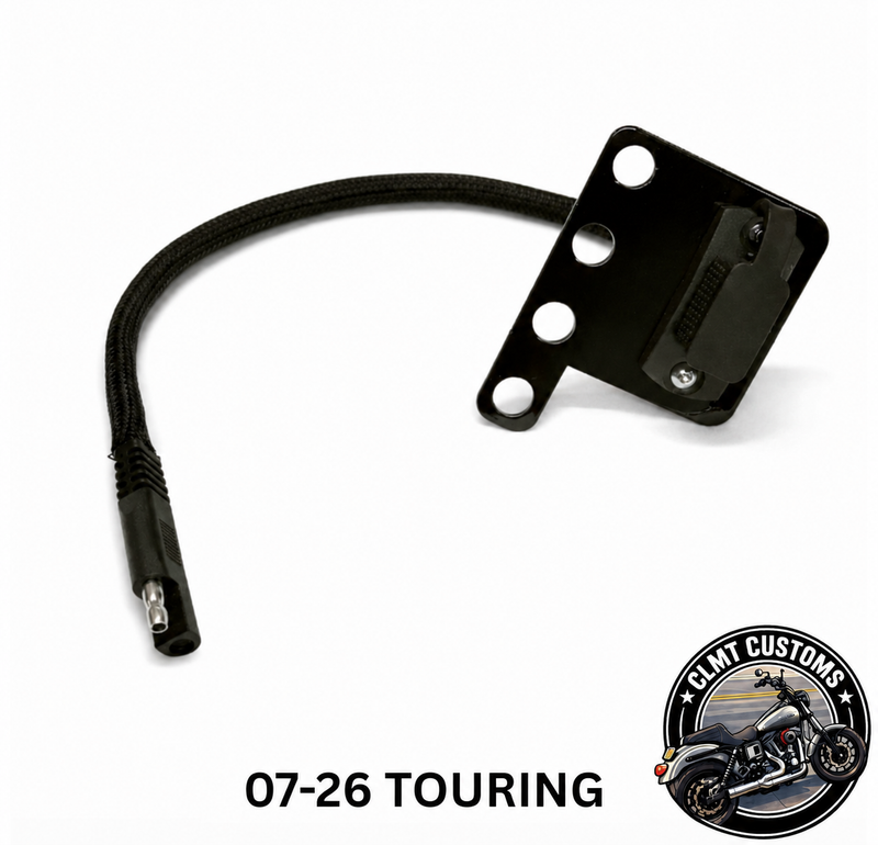 CLMT CUSTOMS - 2007-2026 Touring Battery Tender Quick Connect Mount