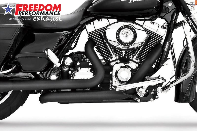 FREEDOM EXHAUST -  TOURING RIGHT SIDE TUCK & UNDER TRUE-DUAL HEADERS