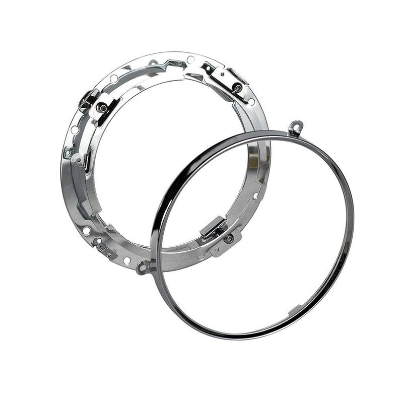 Advanblack 7" Mounting Bracket Ring Replace Harley P/N 68124-04B