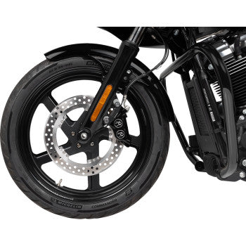 PERFORMANCE MACHINE (PM) Two-Piece Front Brake Rotor - Left - Black Ops - 11.8" - '08-'20 TOURING