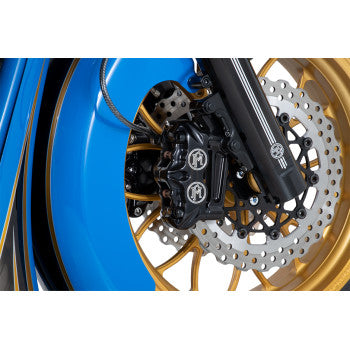 PERFORMANCE MACHINE (PM) Speedstar Two-Piece Brake Rotor - Front - 11.8" - Black - '08-'20 TOURING
