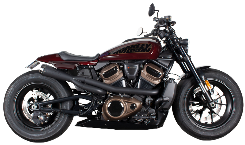TBR - Comp S 2in1 Exh Sportster S Black W/Cf End Cap 2021 - CURRENT