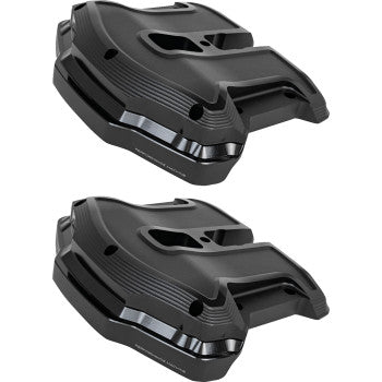 PERFORMANCE MACHINE (PM) Rocker Box Covers - Race Series - Black Ops - M8