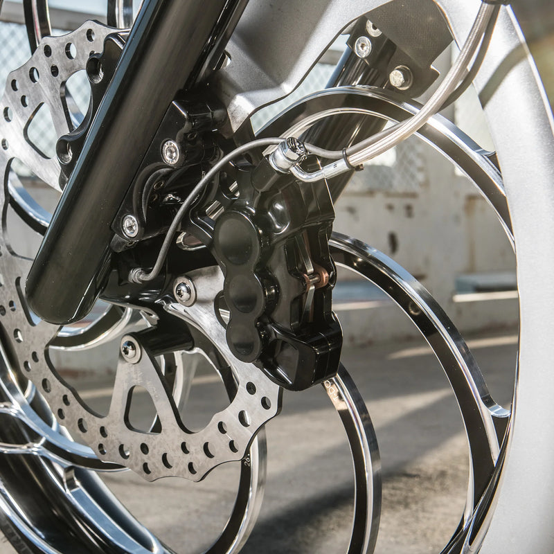 ARLEN NESS Ness Tech Left Front Six-Piston Differential Bore Caliper - Black - 14"