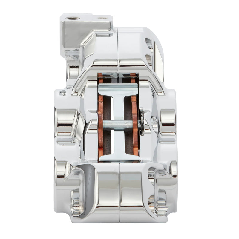 ARLEN NESS Ness Tech Right Front Four-Piston Caliper - Chrome - 11.8"