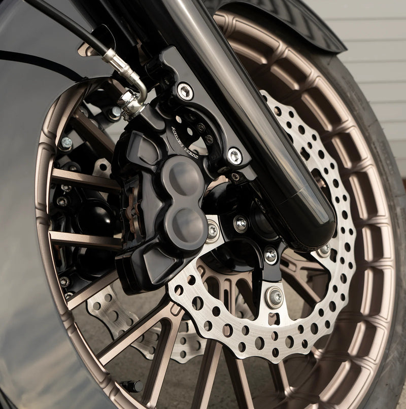 ARLEN NESS Ness Tech Right Front Four-Piston Brake Caliper - Black - 11.8"