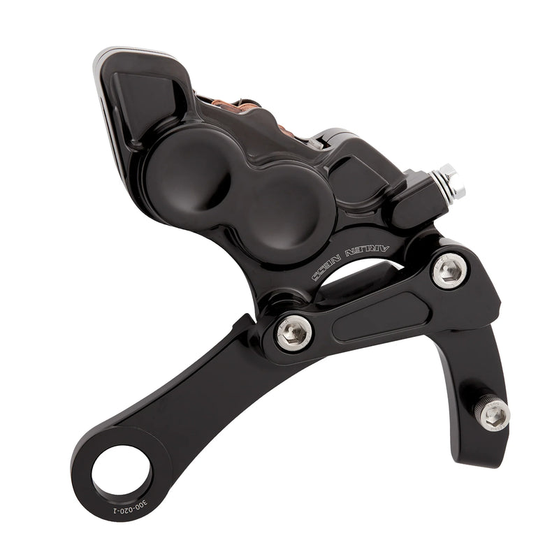 ARLEN NESS 4-Piston Caliper - Rear - Black - Softail '18-'24