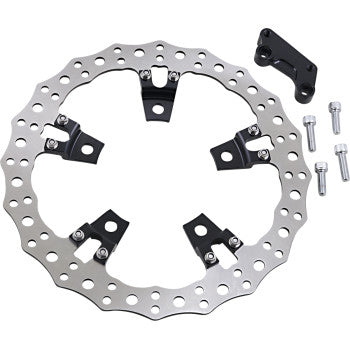 ARLEN NESS Jagged Floating Left Brake Rotor - Touring - 14"