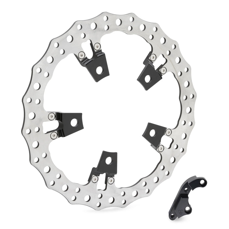 ARLEN NESS Jagged Floating Front Right Brake Rotor - Touring - 14"