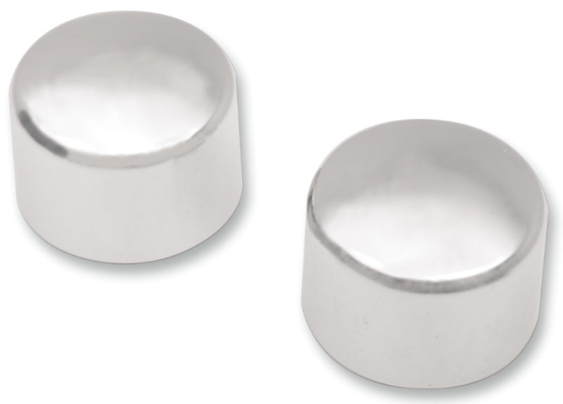 DRAG SPECIALTIES Die-cast Front Axle Caps - Chrome